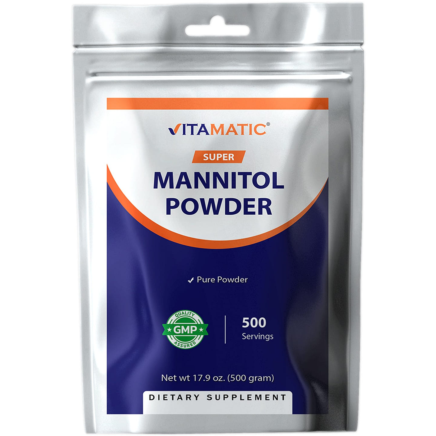 Vitamatic Mannitol Powder-1000 mg per Servings 1 each