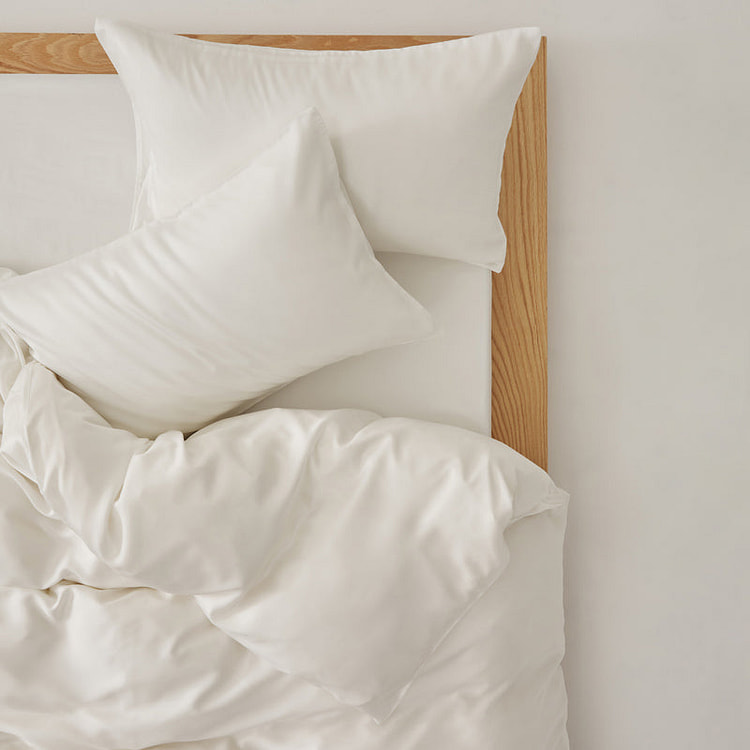 云涧天丝素色床上四件套 月白-King 2000 克