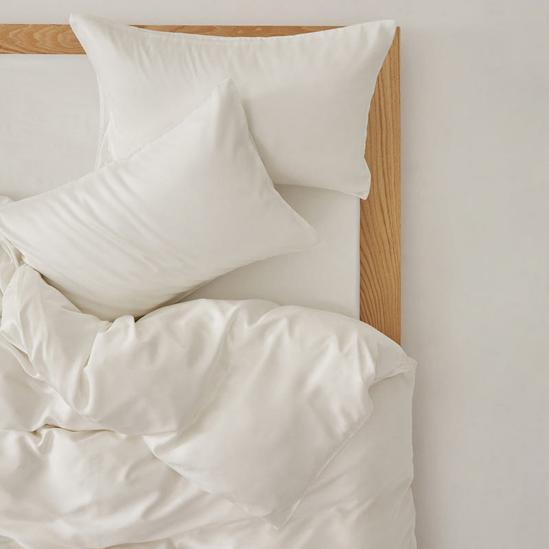 Aurora Tencel Bedding Set(Fitted) Ivory Cloud-Q 2000 g