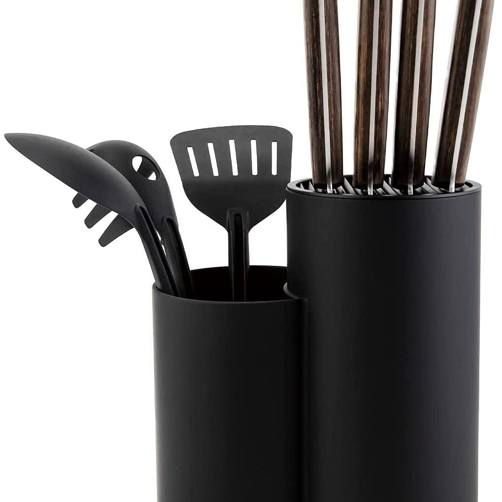 Knife Block, Cookit kitchen Universal Knife Holder without Knives, Detachable Kn 1 box