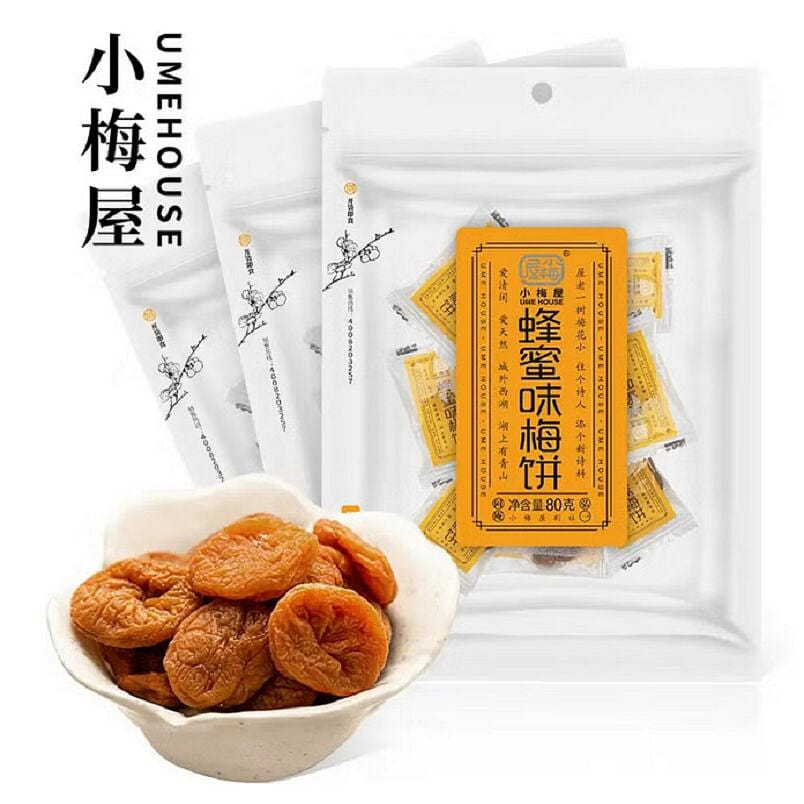 小梅屋蜂蜜味梅饼 80 克