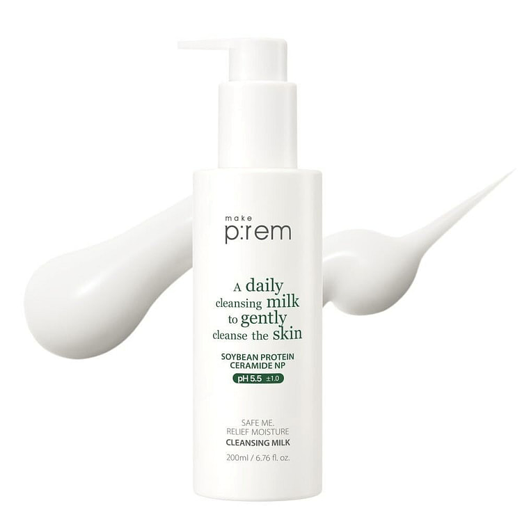make p:rem Safe Relief Cleansing Milk 200ml 1 each