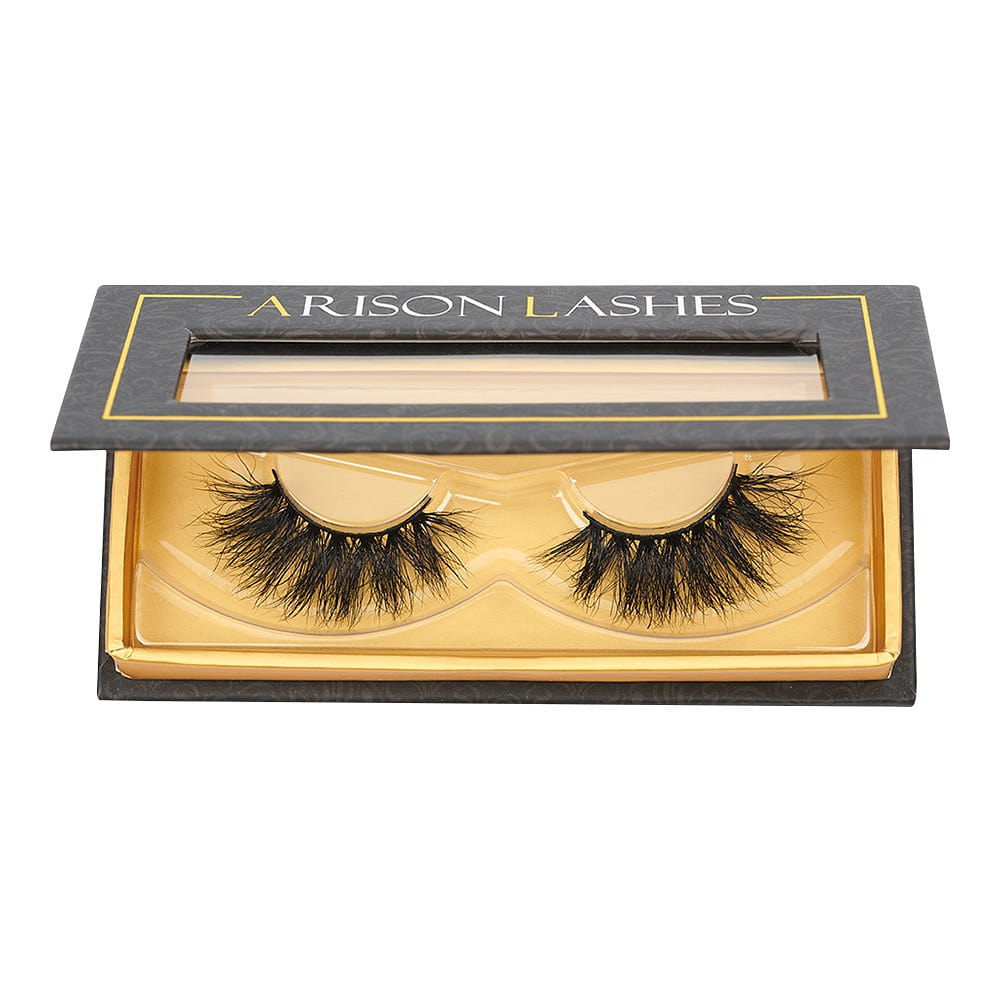 Wispy Mink Lashes Fluffy Eye Lashes Natural Look 3D Fake Eyelashes, 5D 1 box