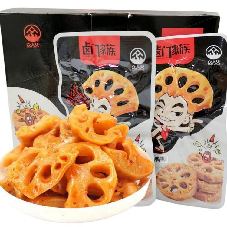 卤门家族黑鸭藕片26g*10袋 260 克