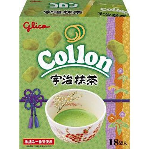 格力高 Collon 夹心蛋卷 宇治抹茶味 18袋 1 份