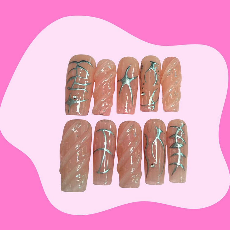 Nude Chrome Large