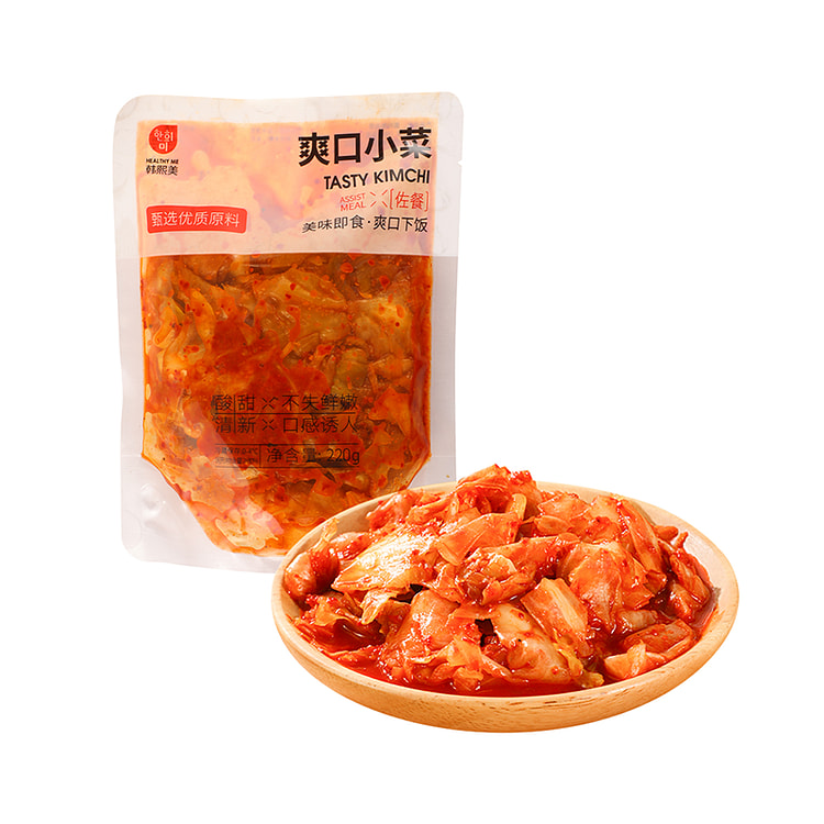 韩熙美 酸辣圆白菜泡菜爽口菜下饭菜 220g*1袋