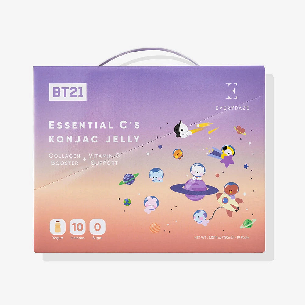 EVERYDAZE Yogurt Essential C's Konjac Jelly (Collagen + Vitamin C) 10 Packs 1 개
