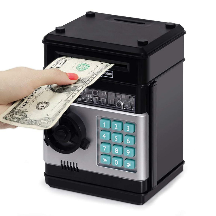Bank Cash Coin Can ATM Bank for Kids Age 3-12 1 each
