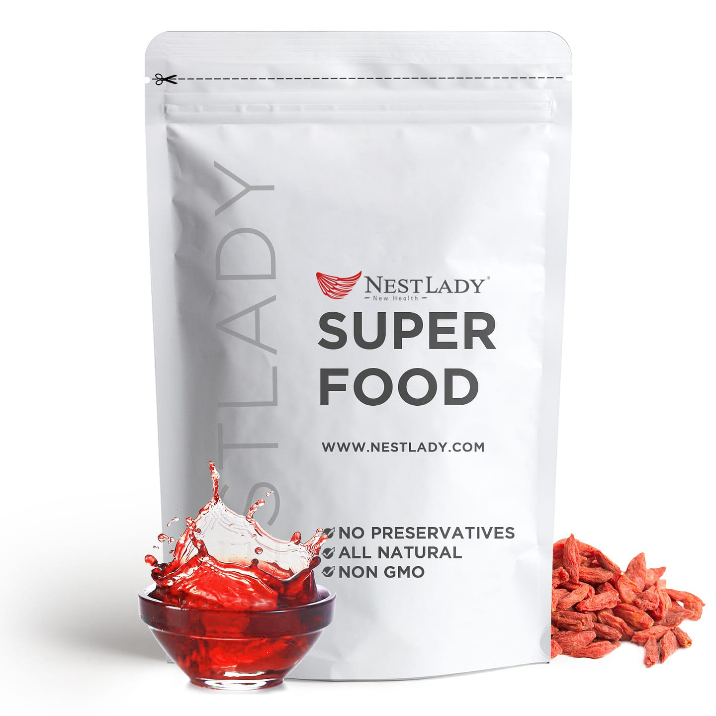 NESTLADY Vital Red Goji Berry Puree 1 count