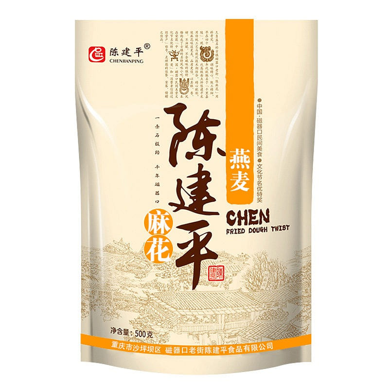 Chen Jianping Oat Flavor Mahua 500g 500 g