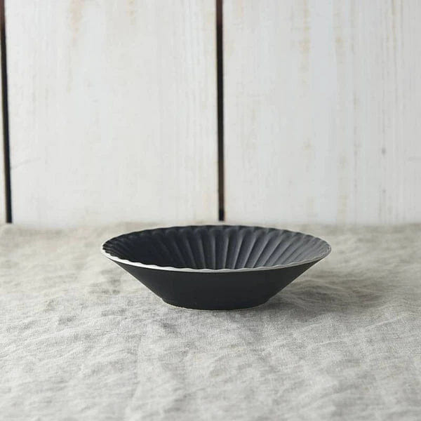 Shush Grace Mino Ware Fruit Bowl Crystal Black 1 each