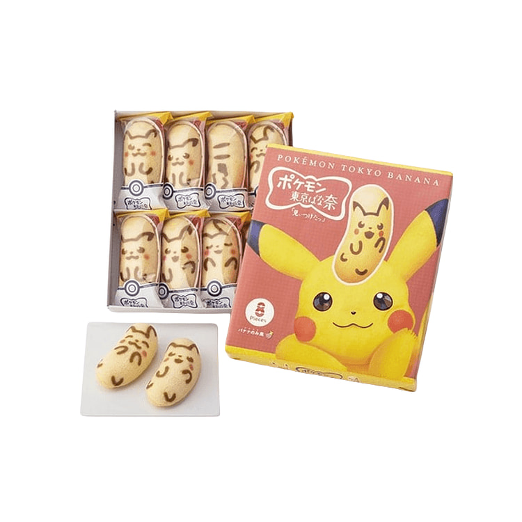 【日本直邮】日本 TOKYO BANANA 皮卡丘联名 酸奶夹心蛋糕 8枚装 5.0 (2)