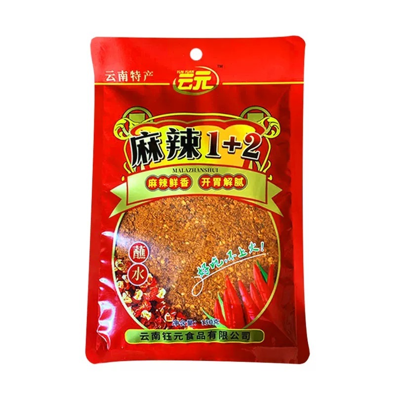 云南沾水烧烤料麻辣1+2辣椒面 300 克