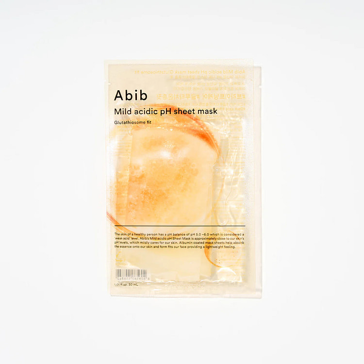 Abib 温和酸性谷胱甘肽面膜 10 片 1 份
