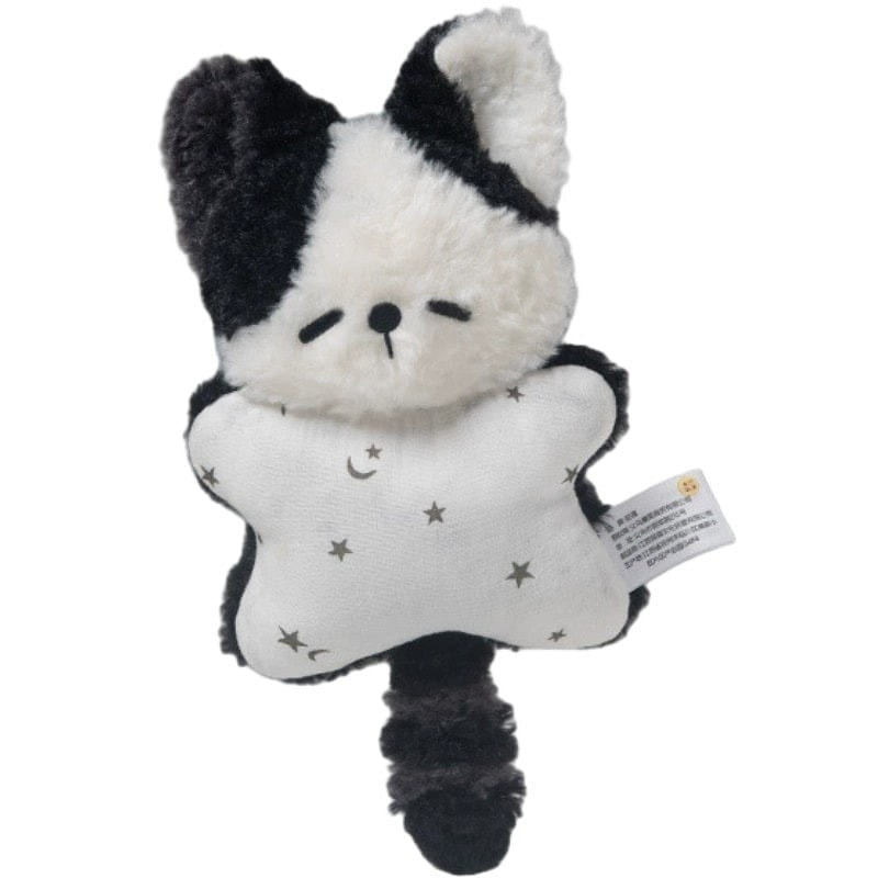 Palm Bean Bag Plush Toy About 22cm – Cow Cat 1 count