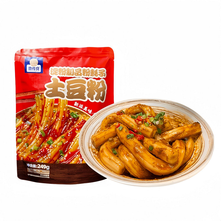 Yichuanshi Sesame Paste Potato Noodles 249g*1 Bag 249 g