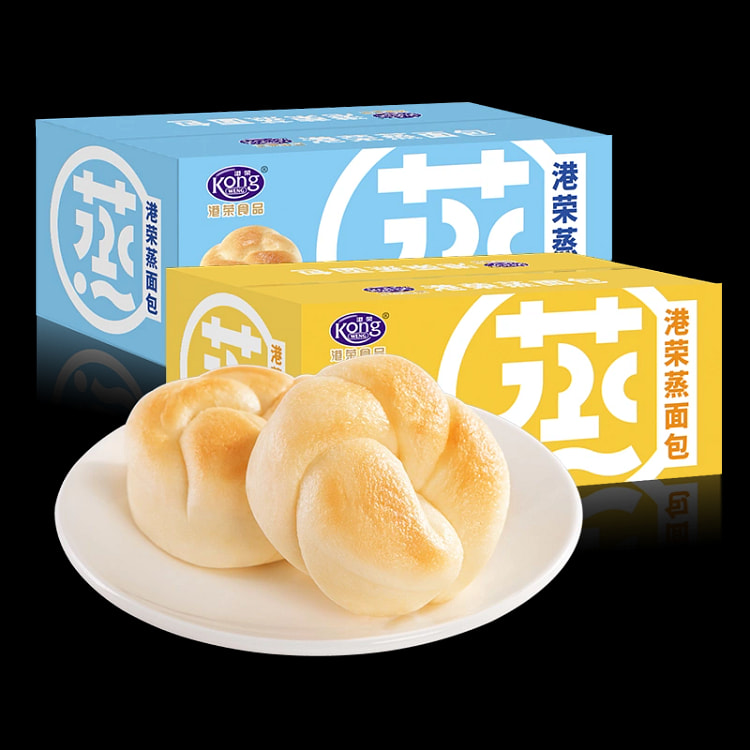 Gangrong steamed bread, the whole box of torn toast, small cakes, dim sum g