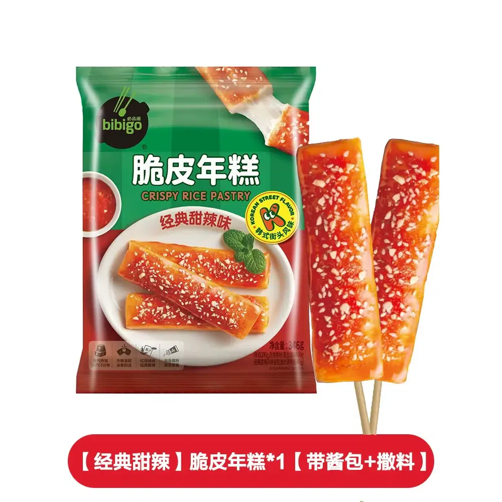 Crispy rice cake 346g * 1 bag with sauce 346 g