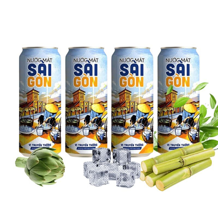 Trà Thảo Mộc 西贡凉茶 4瓶装