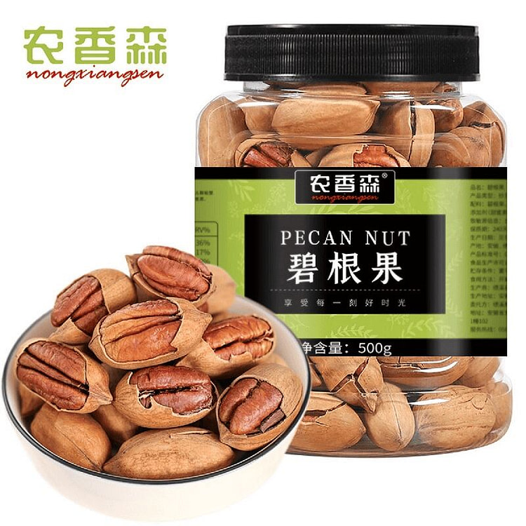 农香森碧根果奶油味果仁500g 500 克