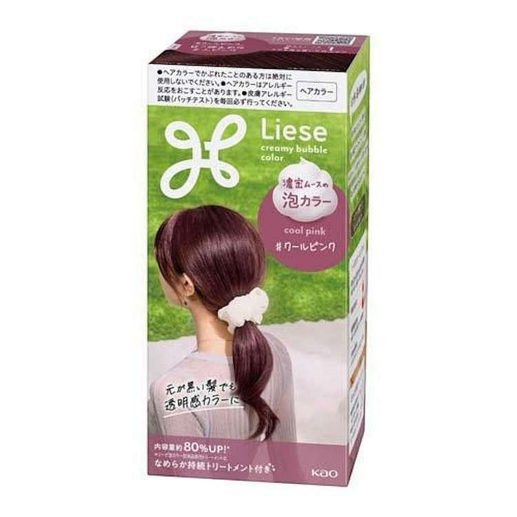 花王 Liese 泡沫染发剂 酷粉色 115ml 1 盒