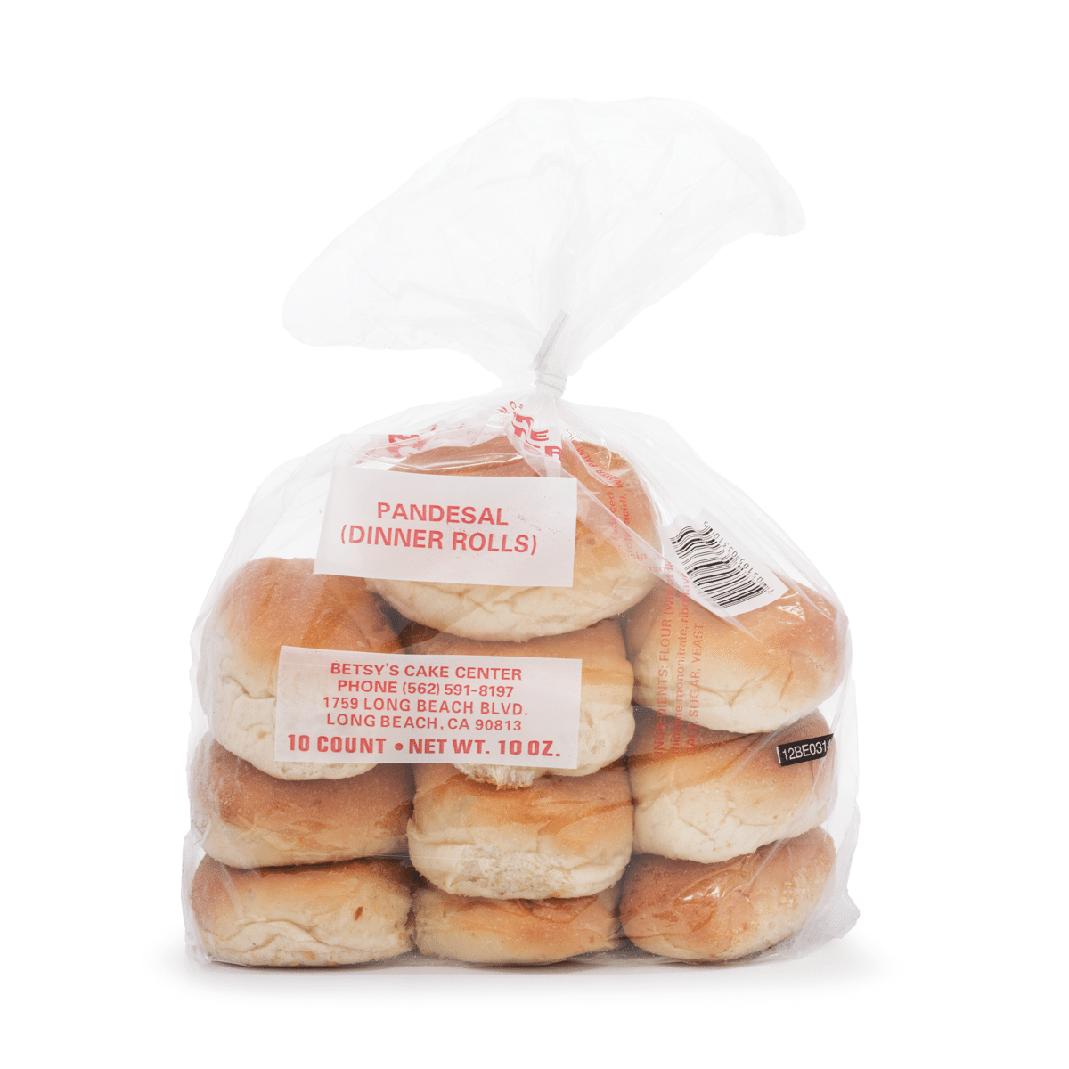 Betsy's Cake Center Pãezinhos de jantar de pandesal 1 unidade