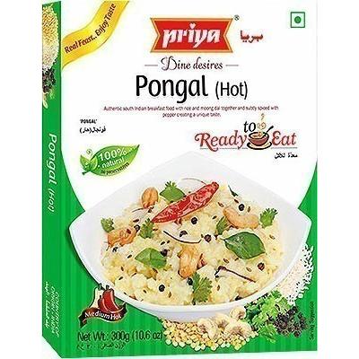 Priya Pongal - Hot (Ready-to-Eat), 10.6 oz box 10.6 oz