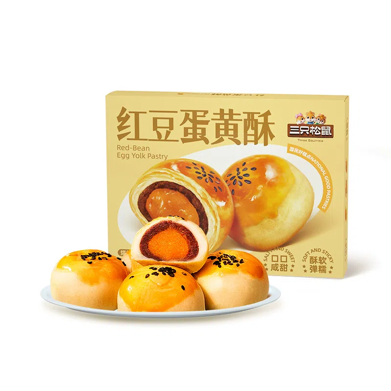 Red Bean Egg Yolk Pastry 500g*1 Box 500 g