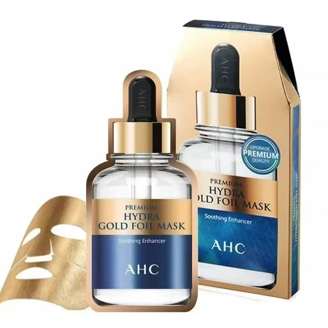 한국 수입 AHC 히알루론산 골드 안티링클 마스크팩 25ml/0.88oz.*5ea 1 box