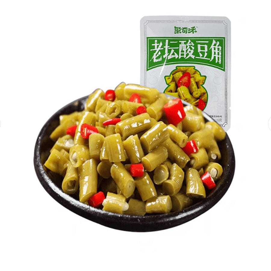 Ju Qi Wei Lao Tan Sour Beans 160g 160 g