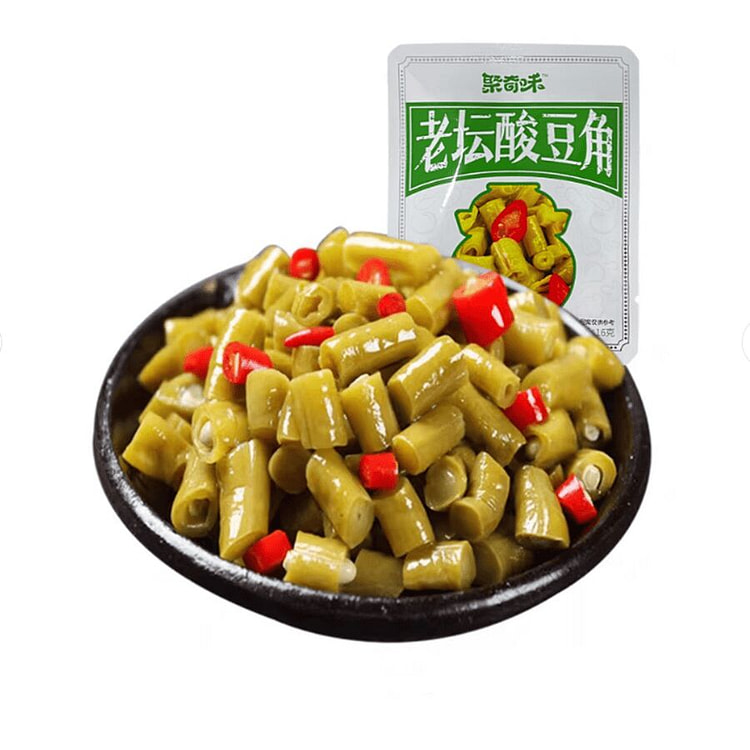 聚齐味 老坛酸豆角 160g 160 克