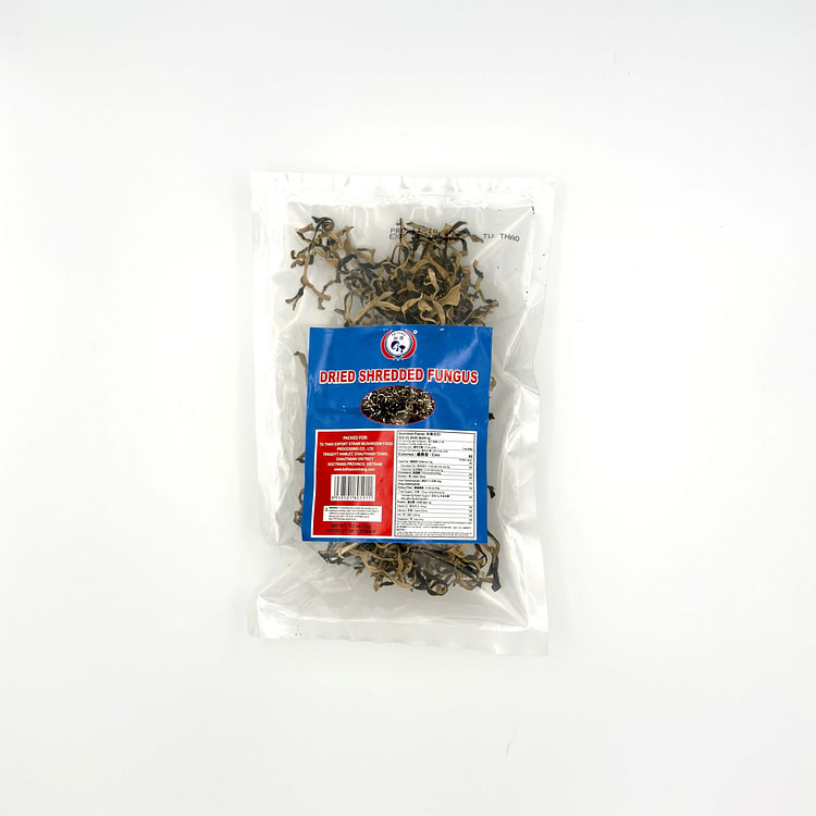 Dried Black Shredded Fungus Strips 70g 1 pack