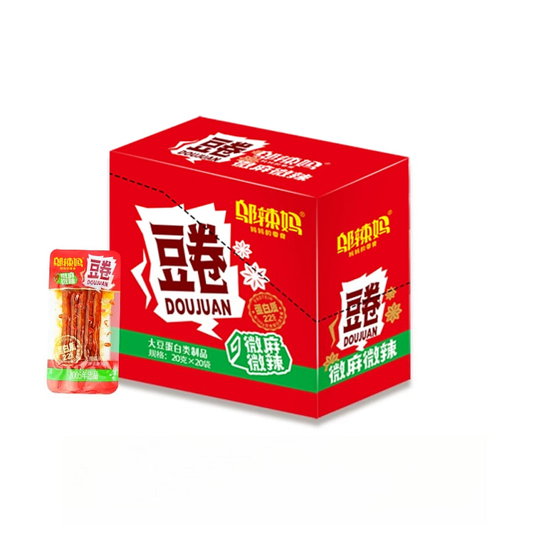 邬辣妈豆卷微麻微辣20g*20袋 400 克