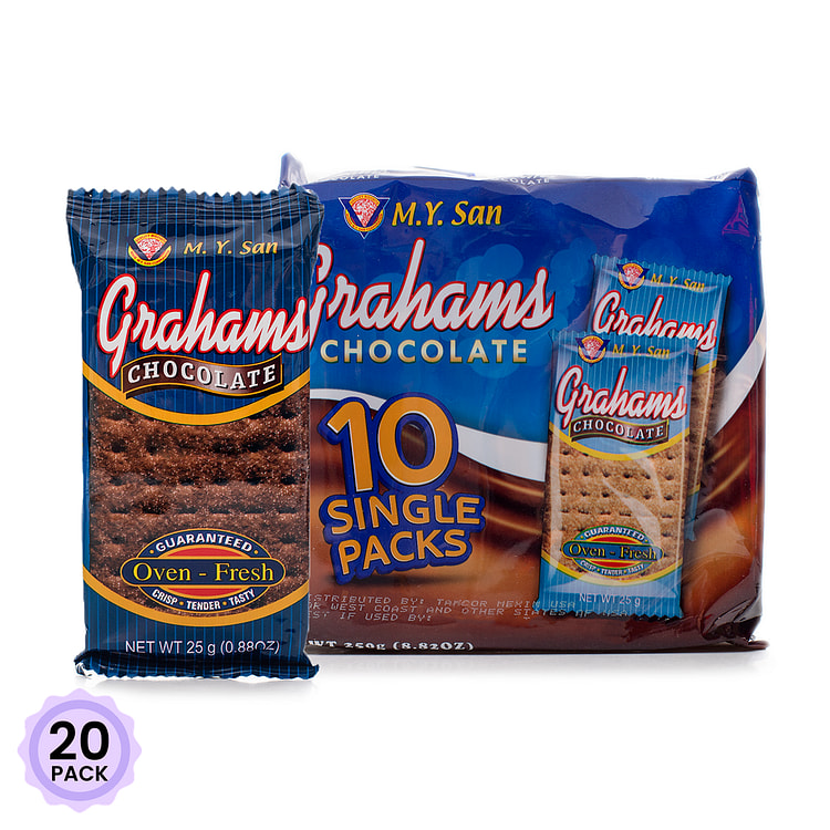 M.Y San Graham Chocolate Graham Crackers 10 g*20 pack