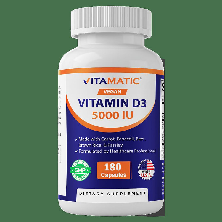 Vitamatic 纯素维生素 D3 胶囊 1 份
