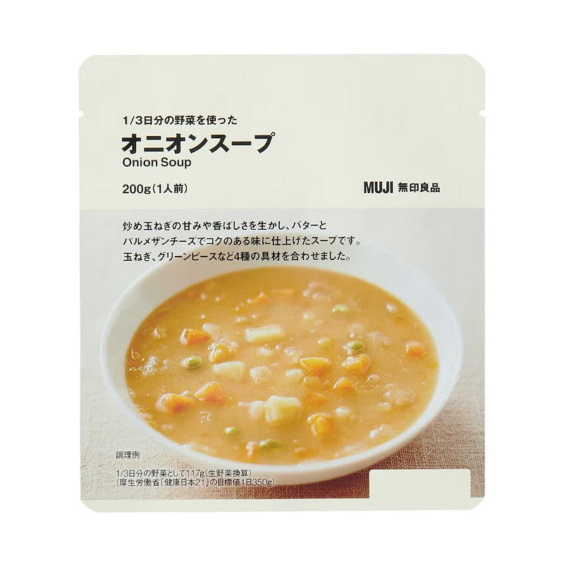 MUJI Onion Soup with 1/3 Day Veggies 200g 1 each