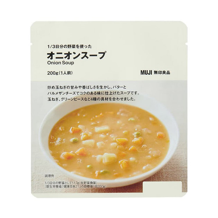 MUJI Onion Soup with 1/3 Day Veggies 200g