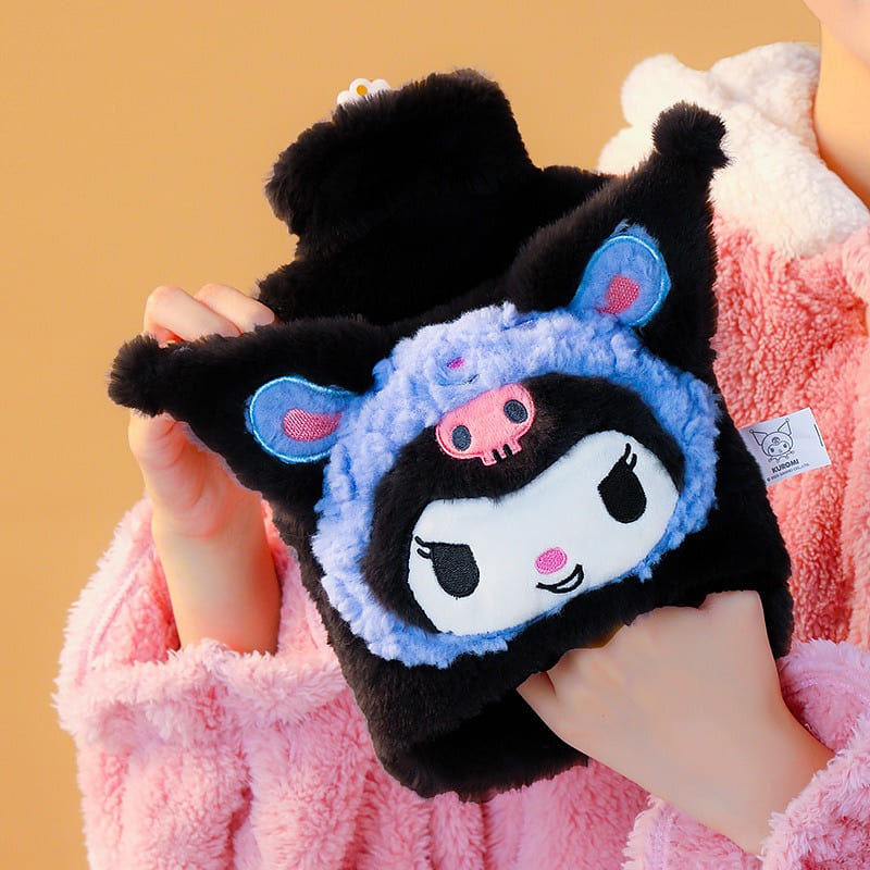 Sanrio PVC Hot Water Bottle Large Size Hot Water Bag 1000ML Special Kuromi 1 each