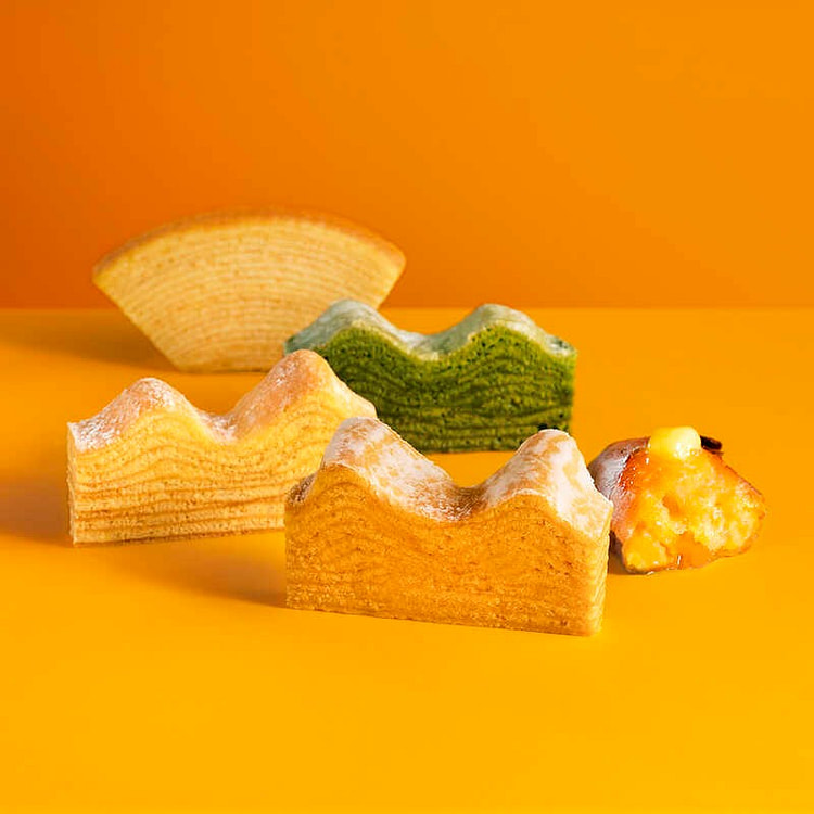 Japan Nenrinya Baumkuchen Assortment 4Types 5PCS 1 box