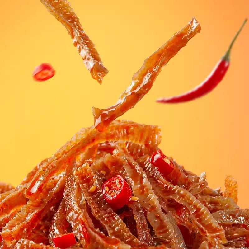 Jin Chai Spicy Dried Konjac 100g/bag Spicy Strips Vegetarian Tripe Instant Snack 100 g