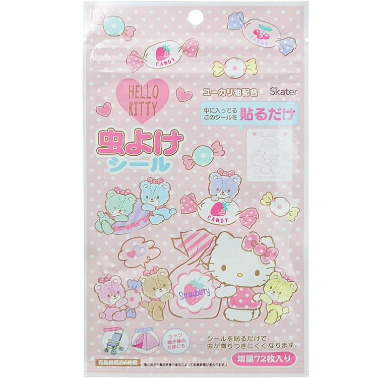 HELLO KITTY三丽鸥联名驱蚊贴72枚入/