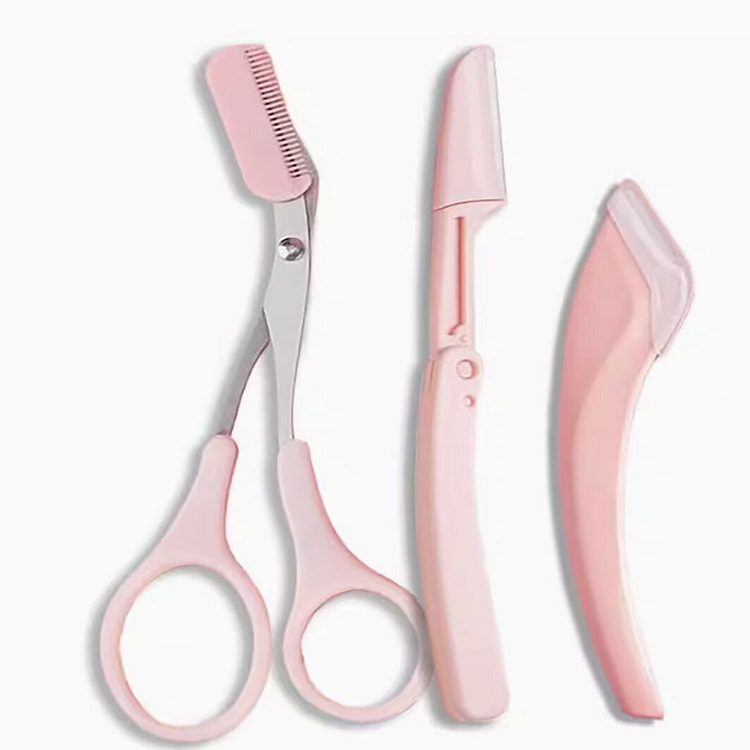 专用刮眉毛神器 修眉剪 +折叠刀+短刀