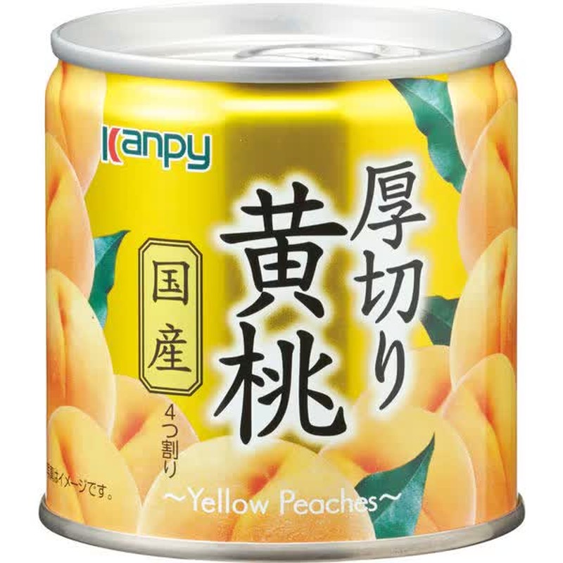 Kato Thick-Sliced Japanese Yellow Peaches 195g 1 ส่วน
