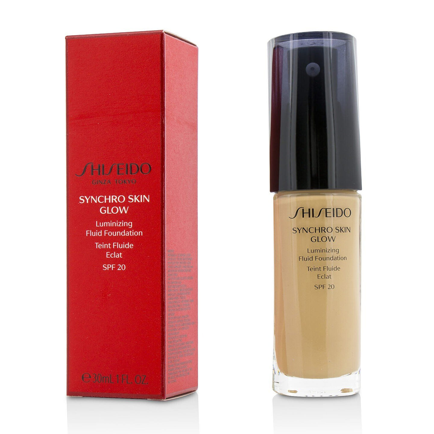 Shiseido Synchro Skin Glow Luminizing Fluid Foundation SPF 20 – # Neutral 3 135413 30 ml