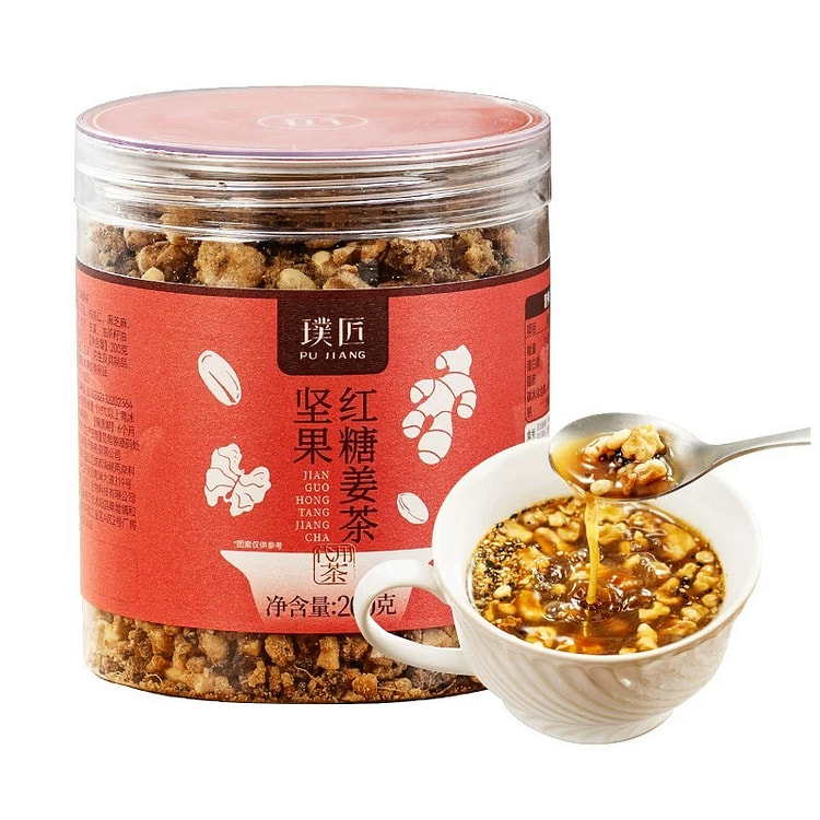 璞匠坚果红糖姜茶姜汁红糖水松子核桃姜茶 200 克