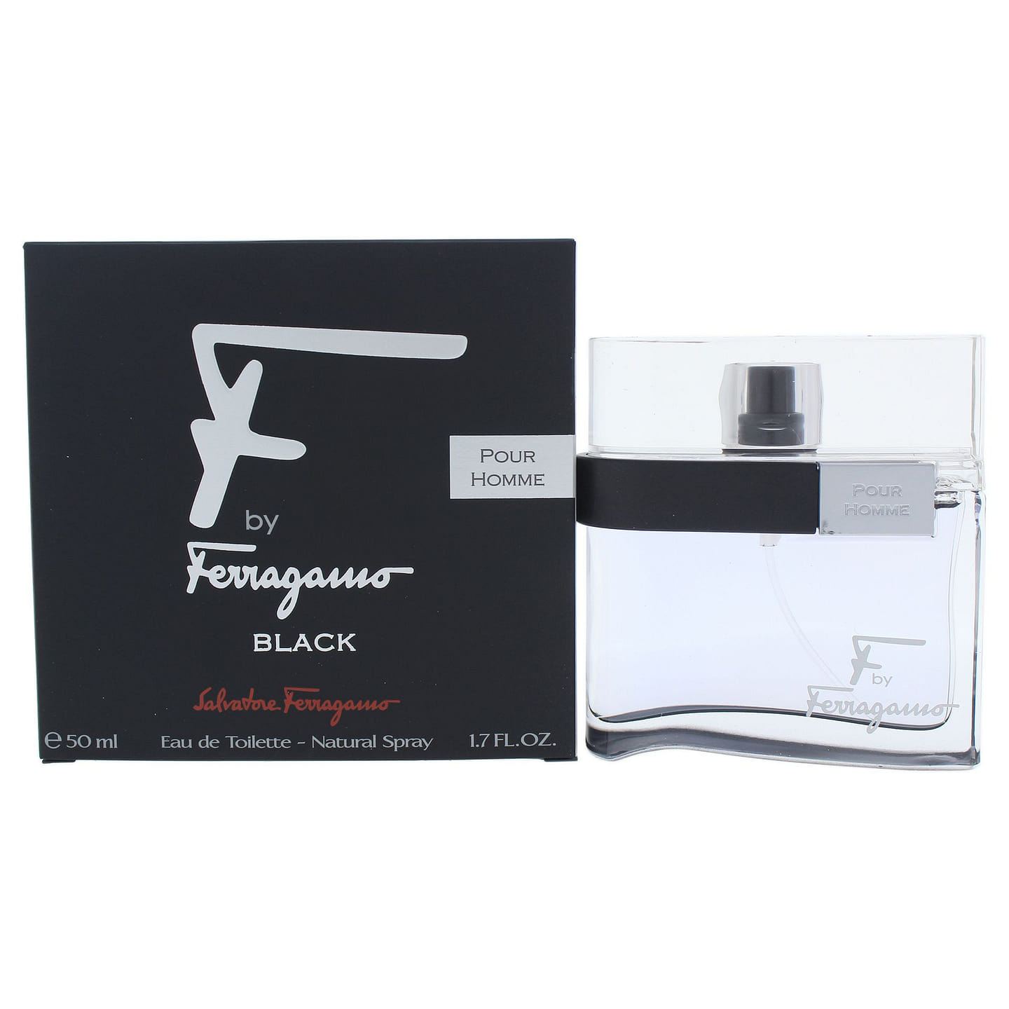 F Black by Salvatore Ferragamo for Men – 1.7 oz 1.7 oz