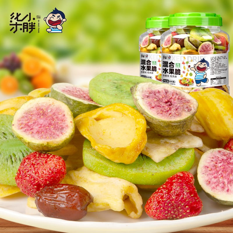 Comprehensive mixed fruit and vegetable crisps 500 g