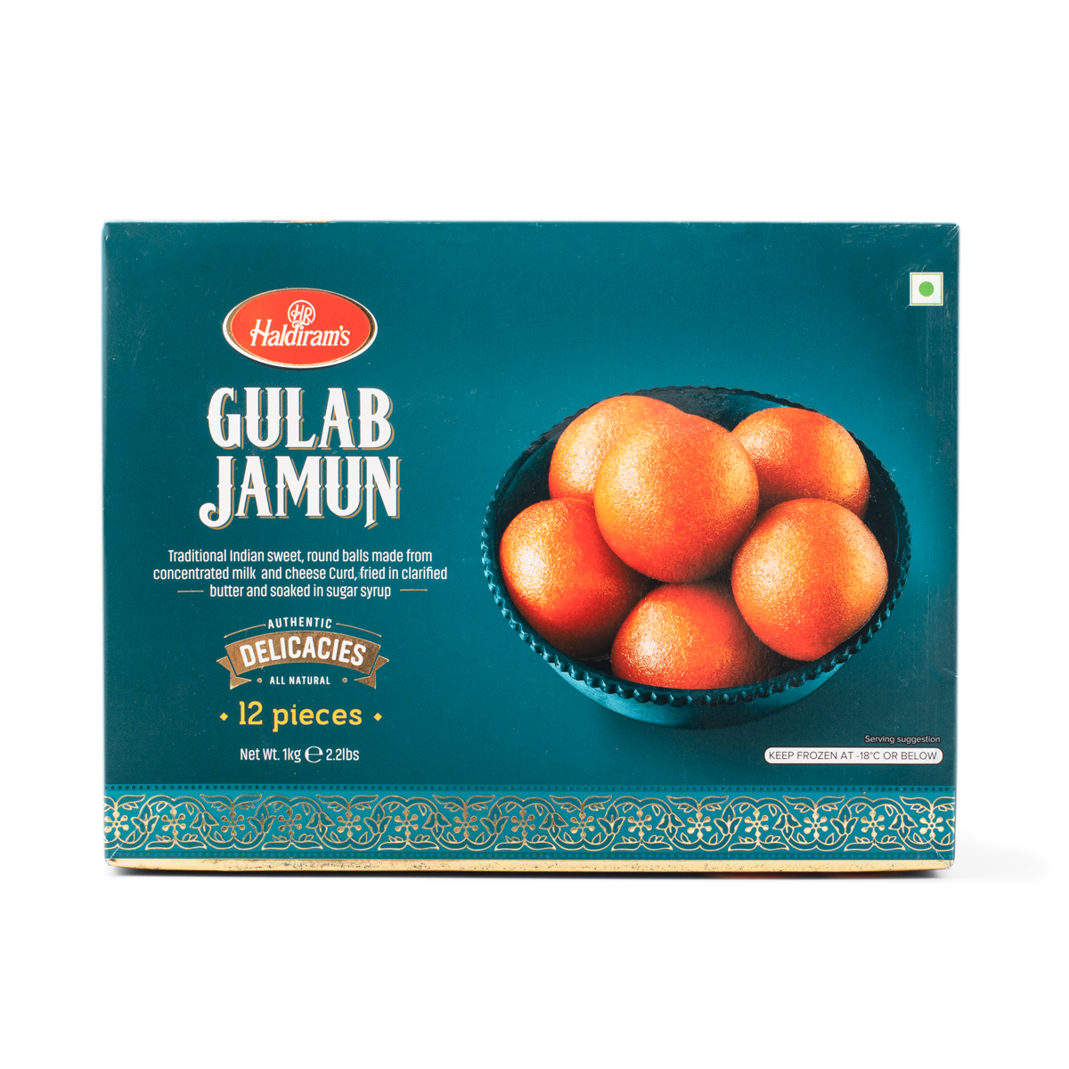 Haldiram's Shahi Gulabjamun, Frozen 2.2 lb