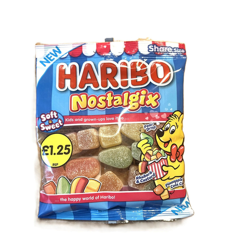 Haribo Nostalgix Retro Mix UK Candy (UK) 1 each